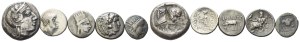 Lot of 5 AR coins to be catalogued. Lot sold as is, no returns.
