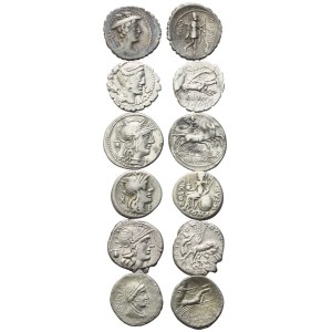 Lot of 6 AR coins to be catalogued. Lot sold as is, no returns.