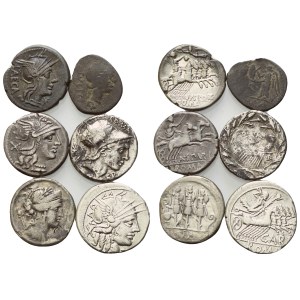 Lot of 6 AR coins to be catalogued. Lot sold as is, no returns.