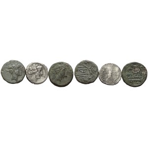 Lot of 3 coins (2 Æ, 1 AR) to be catalogued. Lot sold as is, no returns.