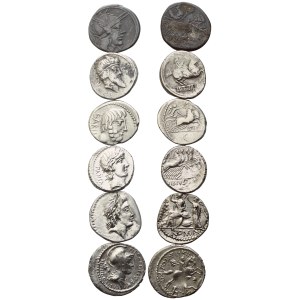 Lot of 6 AR and Æ coins to be catalogued. Lot sold as is, no returns.