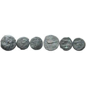 Lot of 3 Æ coins to be catalogued. Lot sold as is, no returns.