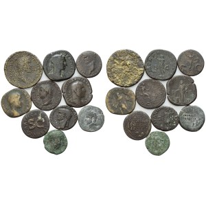 Lot of 10 Æ coins to be catalogued. Lot to be sold as is, no return.