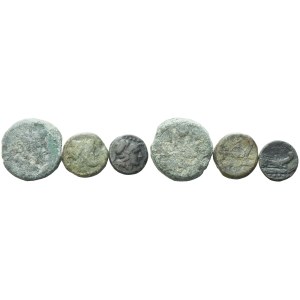 Lot of 3 Æ coins to be catalogued. Lot sold as is, no returns.