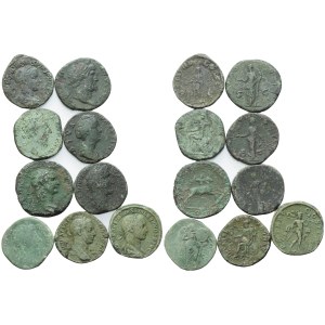 Lot of 9 Æ coins to be catalogued. Lot to be sold as is, no returns.