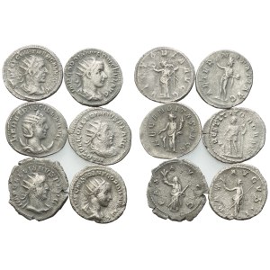 Lot of 6 AR coins to be catalogued. Lot sold as is, no returns.