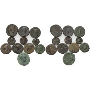Lot of 11 Æ coins to be catalogued. Lot sold as is, no returns.