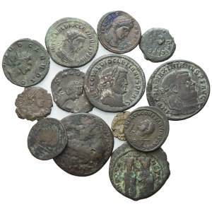 Lot of 13 Æ coins to be catalogued. Lot sold as is, no returns.