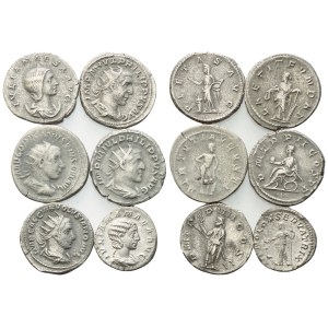 Lot of 6 AR coins to be catalogued. Lot sold as is, no returns.