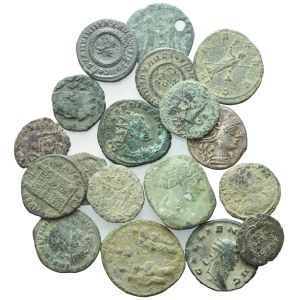 Lot of 18 Æ coins to be catalogued. Lot sold as is, no returns.