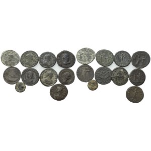 Lot of 10 Roman Æ coins to be catalogued. Lot sold as is, no returns.
