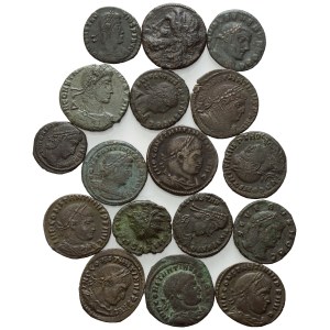 Lot of 17 Æ coins to be catalogued. Lot sold as is, no returns.