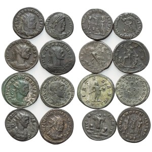 Lot of 8 Roman Æ coins to be catalogued. Lot sold as is, no returns.