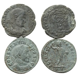 Lot of 2 Æ coins to be catalogued. Lot sold as is, no returns.
