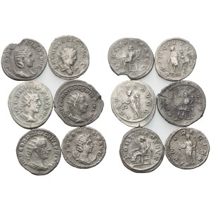 Lot of 6 AR coins to be catalogued. Lot sold as is, no returns.