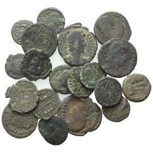 Lot of 20 imperial Æ coins to be catalogued. Lot to be sold as is, no return