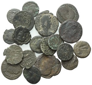 Lot of 20 imperial Æ coins to be catalogued. Lot to be sold as is, no return