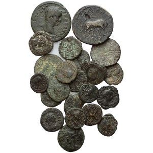 Lot of 23 Æ coins to be catalogued. Lot sold as is, no returns.