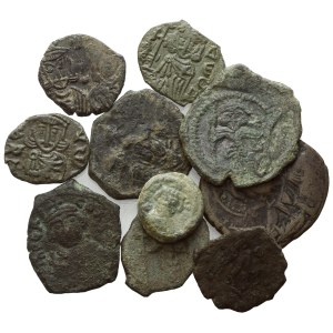 Lot of 10 Æ coins to be catalogued. Lot to be sold as is, no returns.