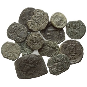 Lot of 13 Æ coins to be catalogued. Lot sold as is, no returns.