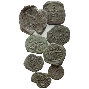 Lot of 8 Æ coins to be catalogued. Lot sold as is, no returns.