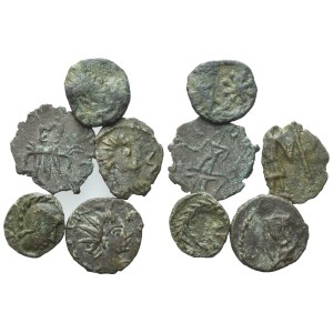 Lot of 5 Æ coins to be catalogued. Lot sold as is, no returns.