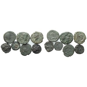Lot of 7 Æ coins to be catalogued. Lot sold as is, no returns.
