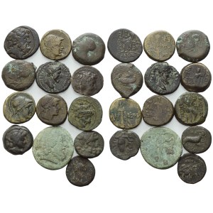 Lot of 13 Æ coins to be catalogued. Lot sold as is, no returns.