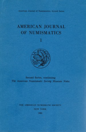 A.N.S. American Journal of Numismatics 1. New York, 1989. Contents. J.D. BING. Reattribution of the Myriandrus Alexanders: the case of issues. CHARLES HERSH. An unpublished coin of Philip II of Macedo