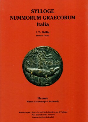 CONTI Stefano - Sylloge Nummorum Graecorum Italia I,2 -Gallia. Firenze, 2021. Pp.122, ill. a colori nel testo. legatura ed. ottimo stato
