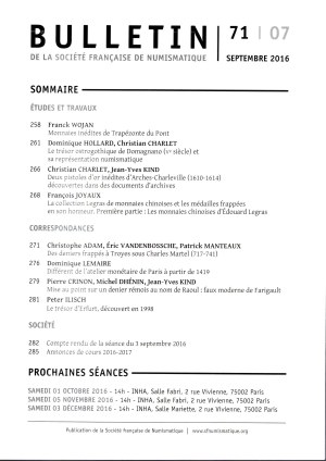 HOLLARD Dominique-CHARLET Crhistian - Le tresor ostrogothique de Domagnano ( V siecle) et sa representation numismatique. Paris, 2016. pp 261-265, illustrazioni nel testo. brossura ed. ottimo stato.