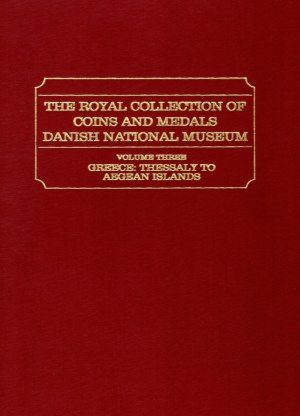 SYLLOGE NUMMORUM GRAECORUM. The Royal collection of coins and medals Danish National Museum. Volume three. Greece: Thessaly to Aegean Islands. West Milford, 1982. pp 2, tavv. 11 + 9 + 13 + 8 +12 + 16