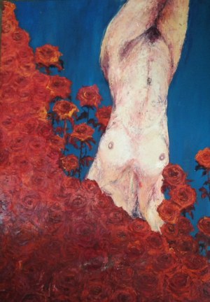 Magdalena Weber, Akt w różach, 2001