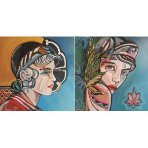 Pawel Porada, Donne, dittico, 2018