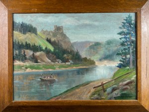 Mieczysław KRZYŻAK (1914-1984), View of the Czorsztyn Castle