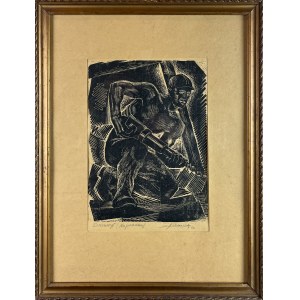 Zygmunt ACEDAŃSKI (Przemyśl 1909 - Gliwice 1991), Na przodku (1951)