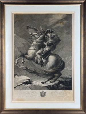 Antonio GIBERT (19th century), Napoleone Il Grande al Monte S. Bernardo