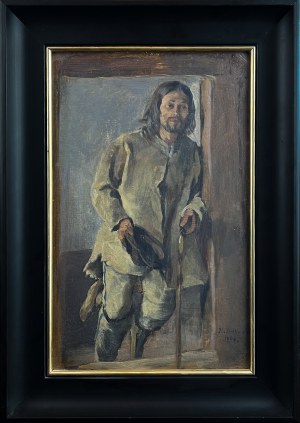 Kazimierz Teofil POCHWALSKI (1855 Krakow - 1940 Krakow), Beggar from Zakopane (1884)