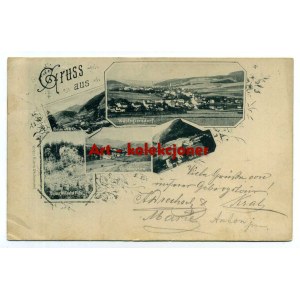 Głuszyca - Wustegiersdorf - Gruss 1895 rok