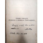 Wujek's Bible - Scripture of the Old and New Testaments, Krakow 1935