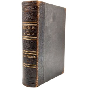 Biblia Sacra Vulgata / Die Heilige Schrift , bilingual edition, Old Testament , Ratysbona 1894