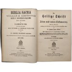 Biblia Sacra Vulgata / Die Heilige Schrift , bilingual edition, Old Testament , Ratysbona 1894