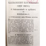 Kuczborski Walenty - Roman Catechism - Volume II - On the Sacraments, Jaslo 1866 [ Counter-Reformation ].