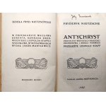 Nietzsche Friedrich - Antichrist - the transformation of all values, foreword and Book One by Leopold Staff, Warsaw 1907 [ Ekslibris Jerzy Znamierowski ].