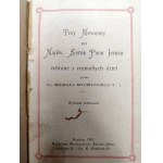 Trzy Nowenny do Naj. Serca Pana Jezusa zebrane z rozmaitych dzieł, Kraków 1917 [ modlitewnik ]