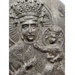 Our Lady of Czestochowa - a plaque from the turn of the 20th century