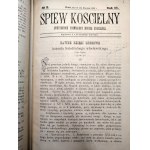 Śpiew kościelny - Biweekly magazine devoted to church music - Plock 1898 [ January - December].