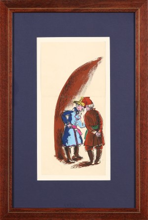 Tadeusz Gronowski (1894-1990), Scena z Pana Tadeusza - Rozmowa