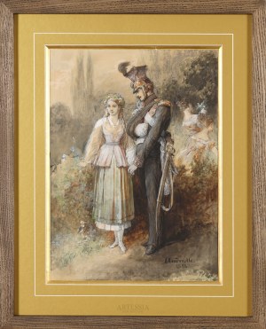 Elwiro Michał Andriolli (1836-1893), Zosia i Pan Tadeusz, 1882
