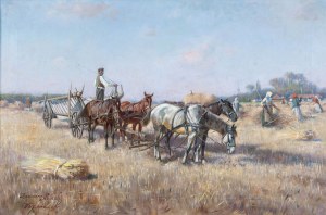 Kazimierz Pułaski (1861-1947), Żniwa, 1895 r.